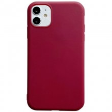 Силиконовый чехол Candy для Apple iPhone 11 (6.1") Бордовый - купить на Floy.com.ua