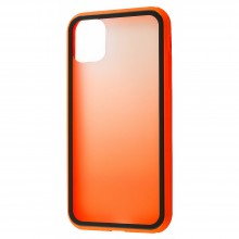 Защитный чехол для iPhone 11 Colorful Gradient Transparent Case (ТПУ + пластик) Оранжевый - купить на Floy.com.ua