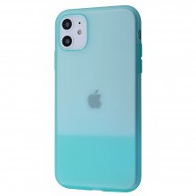 Пластиковая накладка Silicone Case Shadow Slim для iPhone 11 Бирюзовый - купить на Floy.com.ua