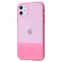 Пластиковая накладка Silicone Case Shadow Slim для iPhone 11 Розовый - купить на Floy.com.ua