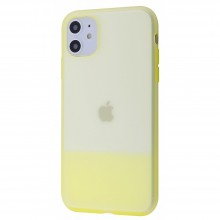 Пластиковая накладка Silicone Case Shadow Slim для iPhone 11 Желтый - купить на Floy.com.ua