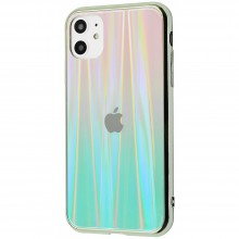 Чехол-бампер Benzo Glass Case для iPhone 11 Бирюзовый - купить на Floy.com.ua