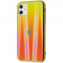Чехол-бампер Benzo Glass Case для iPhone 11 Оранжевый - купить на Floy.com.ua