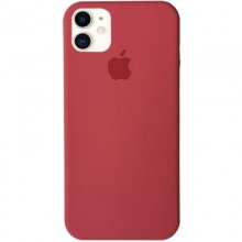 Чехол Silicone Case Full Protective (AA) для Apple iPhone 11 (6.1") Бордовый - купить на Floy.com.ua