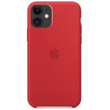 Чехол Silicone Case (AA) для Apple iPhone 11 (6.1") Красный - купить на Floy.com.ua