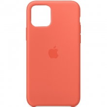 Чехол Silicone Case (AA) для Apple iPhone 11 (6.1") Оранжевый - купить на Floy.com.ua