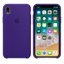 Чехол-бампер Silicone Case для iPhone Xr Фиолетовый - купить на Floy.com.ua