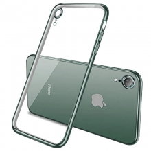 Прозрачный силиконовый чехол глянцевая окантовка Full Camera для Apple iPhone XR (6.1") - купить на Floy.com.ua