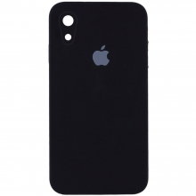 Чехол Silicone Case Square Full Camera Protective (AA) для Apple iPhone XR (6.1") Черный - купить на Floy.com.ua