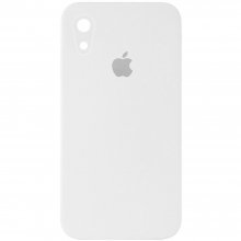 Чехол Silicone Case Square Full Camera Protective (AA) для Apple iPhone XR (6.1") Белый - купить на Floy.com.ua