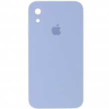 Чехол Silicone Case Square Full Camera Protective (AA) для Apple iPhone XR (6.1") Голубой - купить на Floy.com.ua