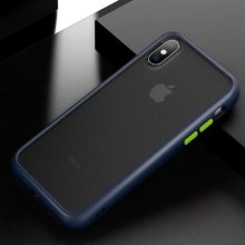 TPU+PC чехол LikGus Maxshield для Apple iPhone XS Max (6.5") Синий - купить на Floy.com.ua