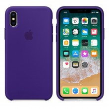 Чехол-бампер Silicone Case для iPhone Xs Max Фиолетовый - купить на Floy.com.ua
