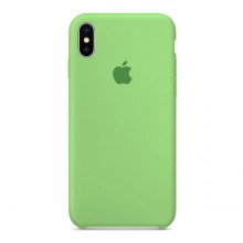 Чехол-бампер Silicone Case для iPhone Xs Max Салатный - купить на Floy.com.ua