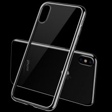 Прозрачный силиконовый чехол глянцевая окантовка Full Camera для Apple iPhone XS Max (6.5") - купить на Floy.com.ua