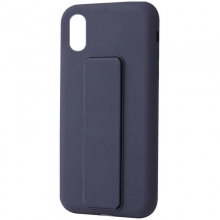 Чехол Silicone Case Hand Holder для Apple iPhone XS Max (6.5") Синий - купить на Floy.com.ua