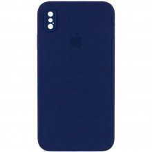 Чехол Silicone Case Square Full Camera Protective (AA) для Apple iPhone XS Max (6.5")