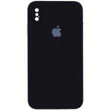 Чехол Silicone Case Square Full Camera Protective (AA) для Apple iPhone XS Max (6.5") Черный - купить на Floy.com.ua