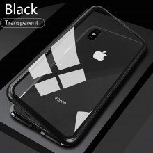 Чехол Magnetic Frame для iPhone Xs Max (магнитная накладка) Черный - купить на Floy.com.ua