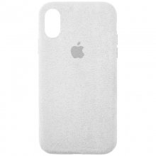 Чехол ALCANTARA Case Full для Apple iPhone X / XS (5.8") Белый - купить на Floy.com.ua