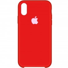 Чехол Silicone Case (AA) для Apple iPhone X (5.8") / XS (5.8")