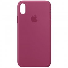 Чехол Silicone Case Full Protective (AA) для Apple iPhone X (5.8") / XS (5.8") Малиновый - купить на Floy.com.ua