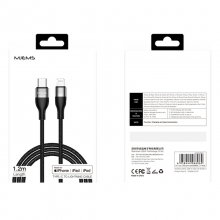 Дата кабель MJEMS US-SJ330 M2 Type-C to Lightning Fast Charging Cable 1.2m - купить на Floy.com.ua