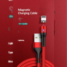 Дата кабель USAMS US-SJ333 U29 Magnetic USB to Lightning (1m)
