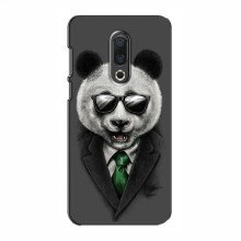 Чехол с принтом (Прикольные) для Meizu 16th (AlphaPrint) Панда в очках - купить на Floy.com.ua