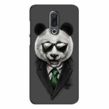 Чехол с принтом (Прикольные) для Meizu 16|16X (AlphaPrint) Панда в очках - купить на Floy.com.ua