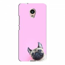 Чехол с принтом (Прикольные) для Meizu M5s (AlphaPrint) Собака на розовом - купить на Floy.com.ua