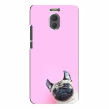 Чехол с принтом (Прикольные) для Meizu M6 Note (AlphaPrint) Собака на розовом - купить на Floy.com.ua