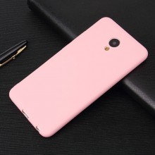Матовый чехол-бампер TPU для Meizu M6s Розовый - купить на Floy.com.ua