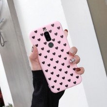 Чехол-бампер для Meizu Note 8 - Hearts Розовый - купить на Floy.com.ua