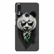 Чехол с принтом (Прикольные) для Meizu Note 9 (AlphaPrint) Панда в очках - купить на Floy.com.ua