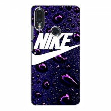 Чехол с принтом Найк для Meizu Note 9 (AlphaPrint) Nike-фиолетовый - купить на Floy.com.ua