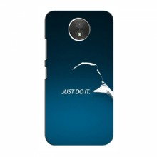 Чехол с принтом Найк для Motorola Moto C XT1750 (AlphaPrint)