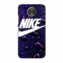 Чехол с принтом Найк для Motorola Moto C XT1750 (AlphaPrint) Nike-фиолетовый - купить на Floy.com.ua