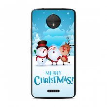 Рождественские Чехлы для Motorola Moto C XT1750 (VPrint) merry christmas - купить на Floy.com.ua