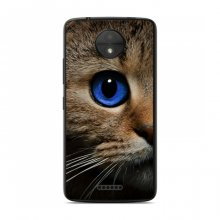 Чехлы с Котиками для Motorola Moto C XT1750 (VPrint) Голубоглазый кот - купить на Floy.com.ua