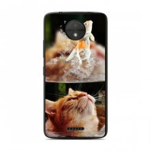 Чехлы с Котиками для Motorola Moto C XT1750 (VPrint) Рыжий котик - купить на Floy.com.ua