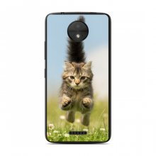 Чехлы с Котиками для Motorola Moto C XT1750 (VPrint) Прыжок кота - купить на Floy.com.ua