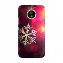 Новогодние Чехлы для Motorola Moto E Plus XT1771 (VPrint) Снежинка - купить на Floy.com.ua