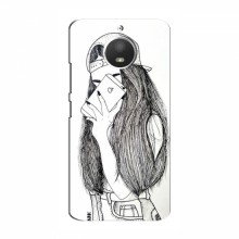 Чехол с печатью (Мода) для Motorola Moto E4 (AlphaPrint) Арт-девушка - купить на Floy.com.ua
