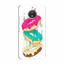 Чехол для Motorola Moto E4 (AlphaPrint) с печатью (ПРОЗРАЧНЫЙ ФОН) Сочные пончики - купить на Floy.com.ua