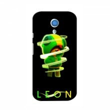 Чехол с принтом (на черном) для Motorola Moto G2 (AlphaPrint) LEON-мальчик - купить на Floy.com.ua