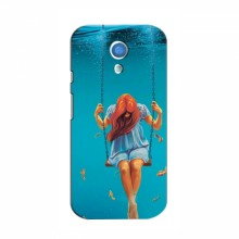 Чехлы с картинкой (Модные) для Motorola Moto G2 (AlphaPrint) Девушка на качели - купить на Floy.com.ua
