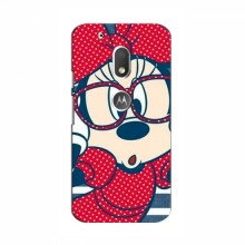 Эксклюзивный чехол для Motorola Moto G4 Play (AlphaPrint - Мультяшные) Маус в очках - купить на Floy.com.ua