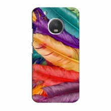 Чехлы с картинкой (Под настроение) для Motorola Moto G5 (AlphaPrint) Цветные перья - купить на Floy.com.ua