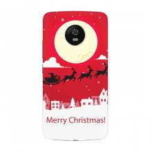 Рождественские Чехлы для Motorola Moto G5 (VPrint) Санта с оленями - купить на Floy.com.ua